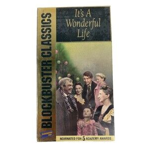 It’s A Wonderful Life (VHS, 1992) Factory Sealed - Blockbuster Classics